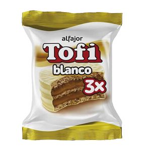 Alfajor Tofi triple blanco 73 gr