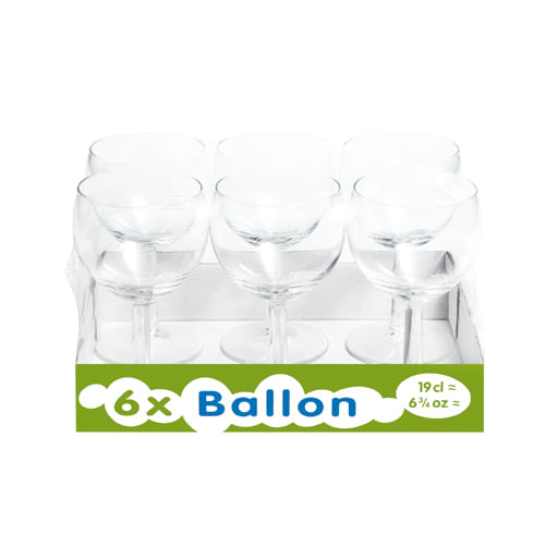 COPA vino ballon skinpack 190 ml 6 u