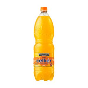 Agua saborizada Cellier naranja sin gas 1.5 lt
