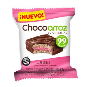 Alfajor Chocoarroz frutilla 22 gr