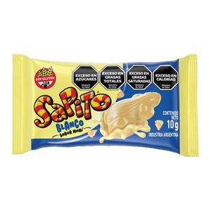Chocolate Sapito relleno mani blanco 10 gr