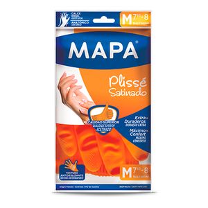 Guantes Mapa plisse satinado M 7-1/2-8