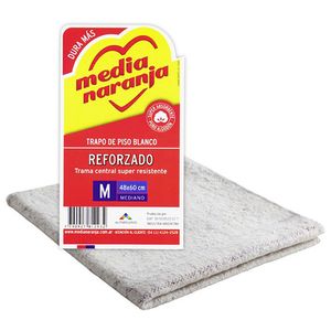 Trapo Media Naranja clasico blanco M