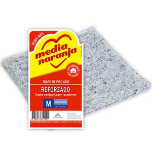 Trapo Media Naranja clasico  gris M