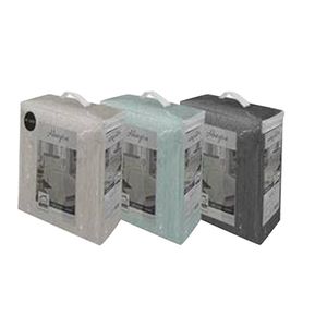 ACOLCHADO king gris 3pza