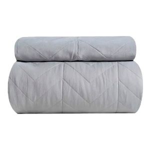 ACOLCHADO twin gris 2pza