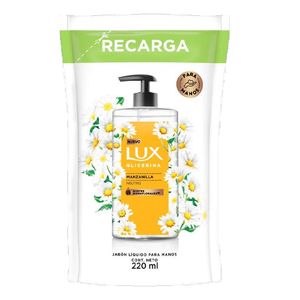 Jabón liquido glicerina LUX Manzanilla 220 ml