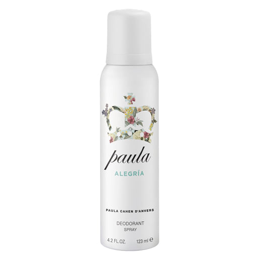 Desodorante Paula alegria aerosol 123 ml