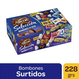 Bombones ARCOR sele ccion surtidos 228 gr