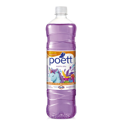 Limpiador Poett espiritu play 900 ml