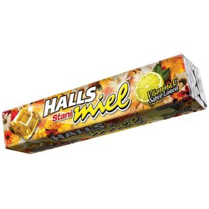 Pastillas Hall's miel/limon 28 gr