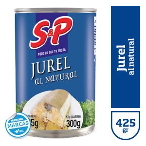 Jurel S&P al natural 425 gr