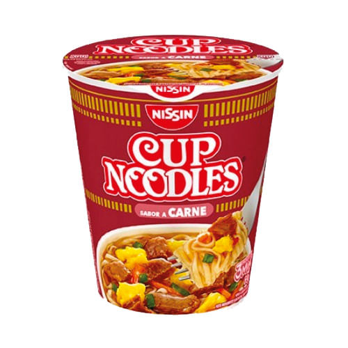 Pasta lista Cup Noodles carne 68 g