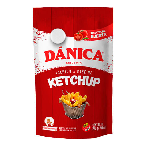 Ketchup Danica tomate huerta 220 gr