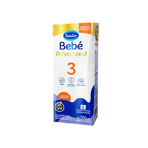 Leche infantil Bebe Advanced 3 tetra brik 200 ml