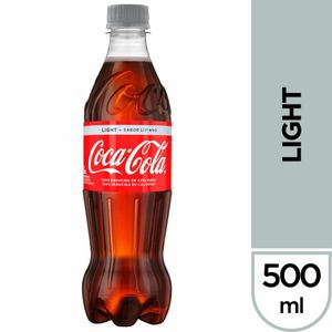 Gaseosa Coca Cola light pet 500 cc