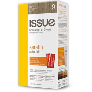 Tintura Issue Keratin kit 9 rubio claro