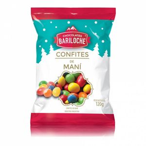 Confite Bariloche de mani de colores 120 gr