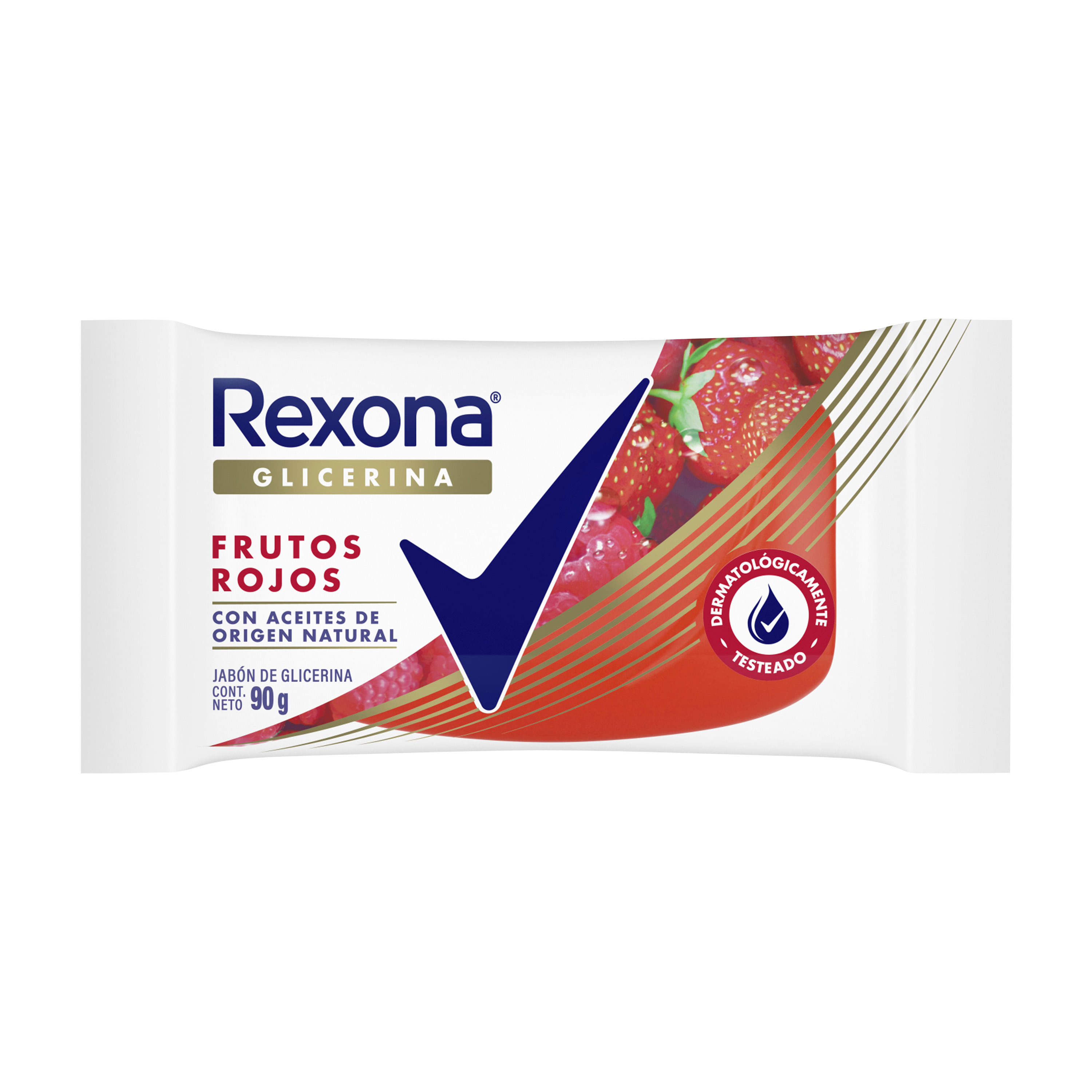 Jabon Glicerina Frutos Rojos Rexona 90 Gr