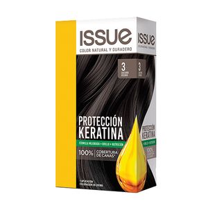 Kit color Issue proteccion keratina N3 castaño oscuro