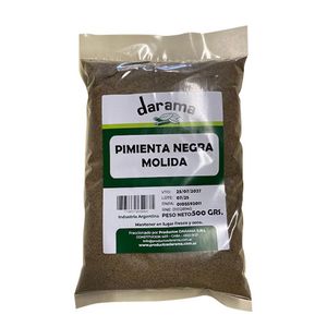 Pimienta negra DARAMA molida x500gr