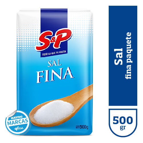 Sal fina S&P paquete 500 gr
