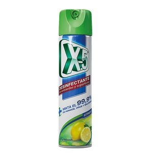 Desinfectante X5 citrico en aerosol 360 cc