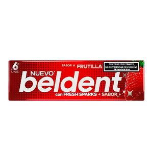Chicles Beldent frutilla 10 g
