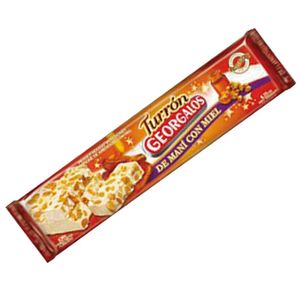 Turron de mani Georgalos con miel 120 gr