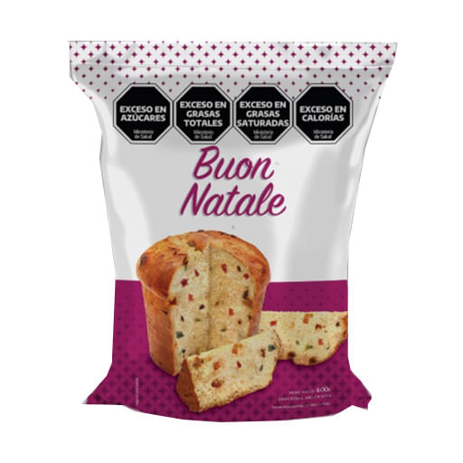 Pan dulce Buon Natale con fruta 400 gr