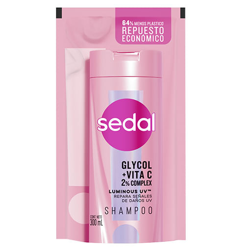 Shampoo Sedal luminous uv doy pack x 300 ml