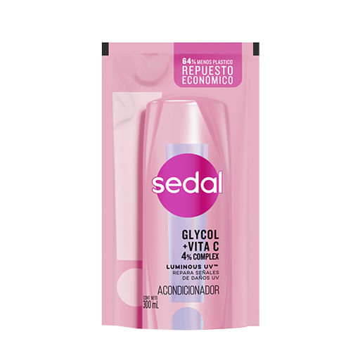Acondicionador Sedal luminous uv doy pack x 300 ml