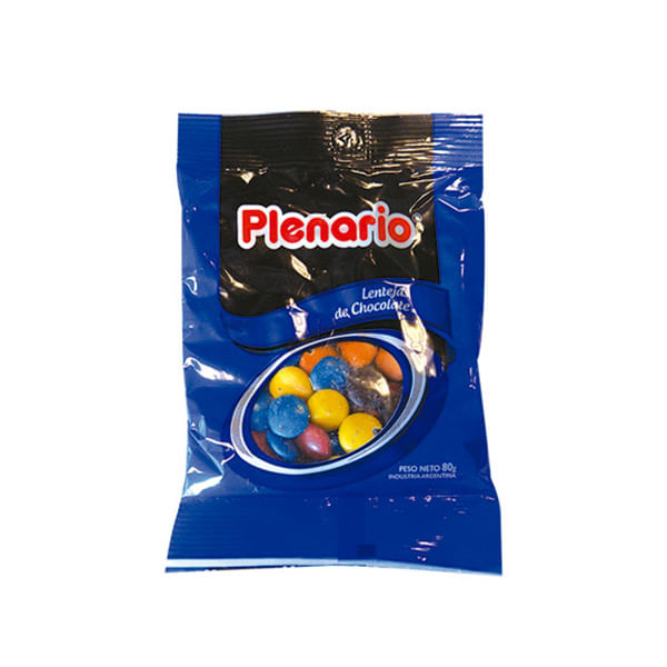 Lenteja de chocolate Plenario 80 gr