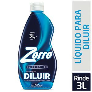 Jabon liquido Zorro evolution para diluir 500 cc