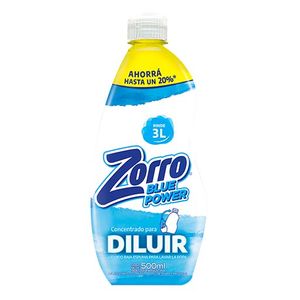 Jabon liquido Zorro plus para diluir 500 cc