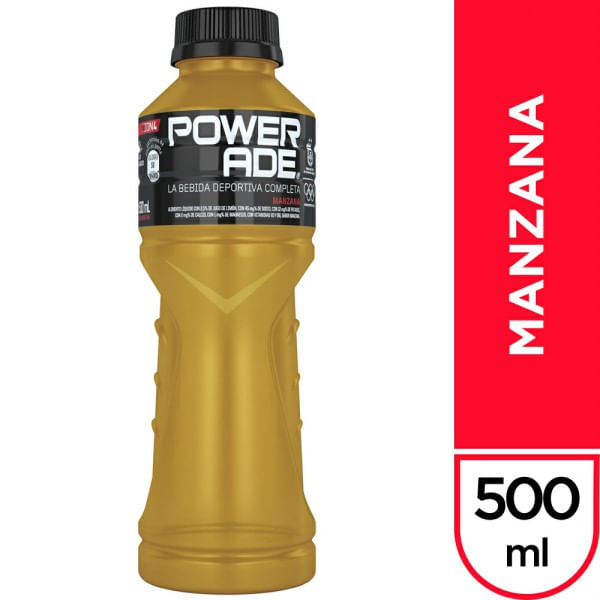 Bebida Isotonica Manzana Powerade 500 Ml