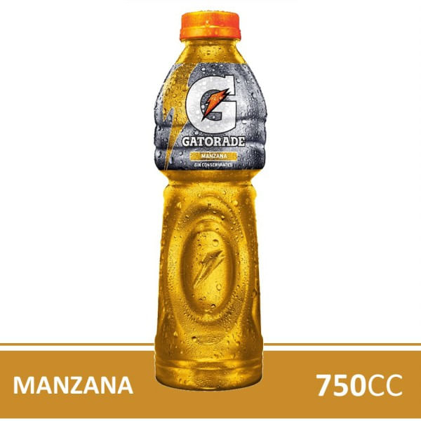 Bebida Isotonica Manzana Gatorade 750 Cc