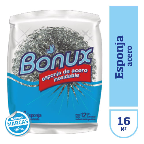 Esponja acero Bonu 16 gr 1 u
