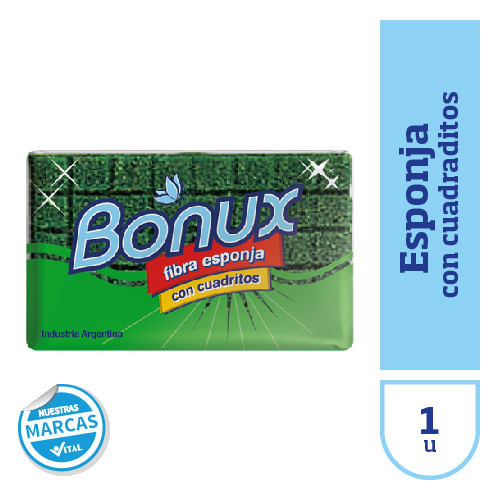 Esponja Bonux cuadraditos