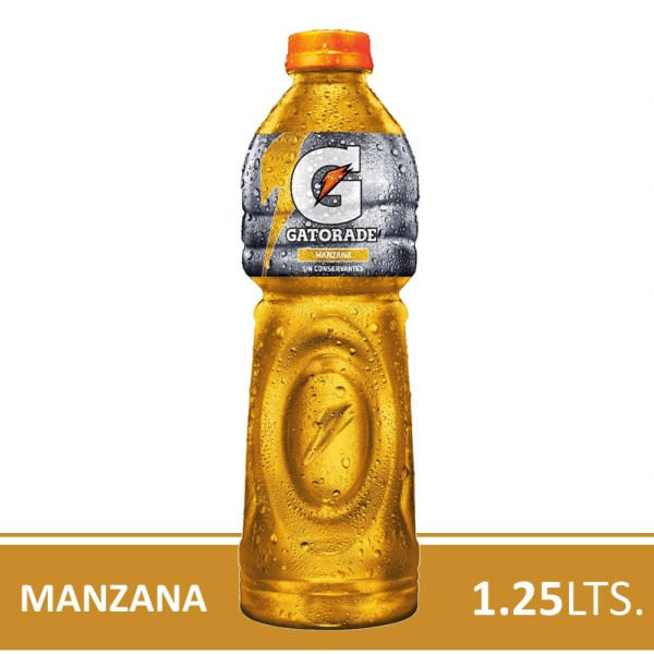 Bebida Isotonica Manzana Gatorade 1.25 Lt