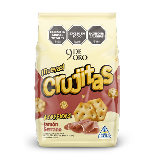 Crujitas 9 de oro jamon serrano 120 g