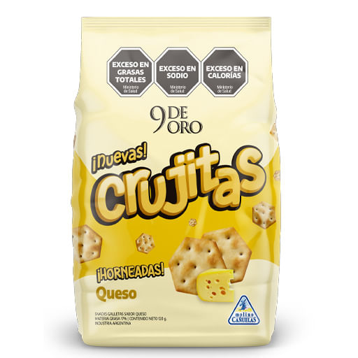 Crujitas 9 de oro queso 120 g