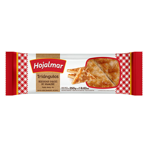 Galletitas Hojalmar triángulos 250 grs
