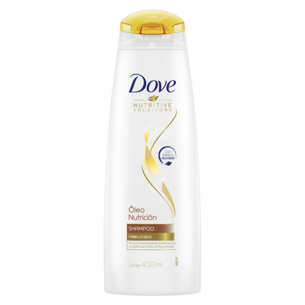 Shampoo Dove nutricion + tri oleos 400 ml