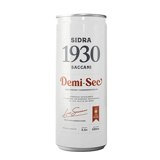 Sidra 1930 demi sec lata 355 cc