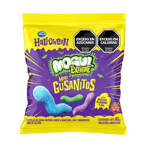 Gomitas Mogul extreme mini gusanitos halloween 500 g