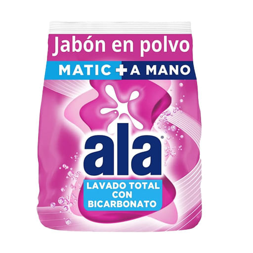 Jabon en polvo ALA dual con bicarbonato 400 g