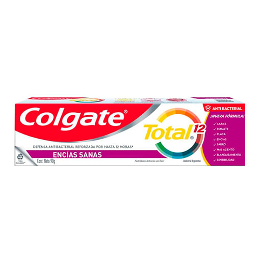 Crema dental Colgate Total encias x 90g